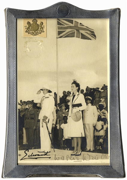 Edward VIII & Wallis Simpson Signed Photo as the Duke and Duchess of Windsor